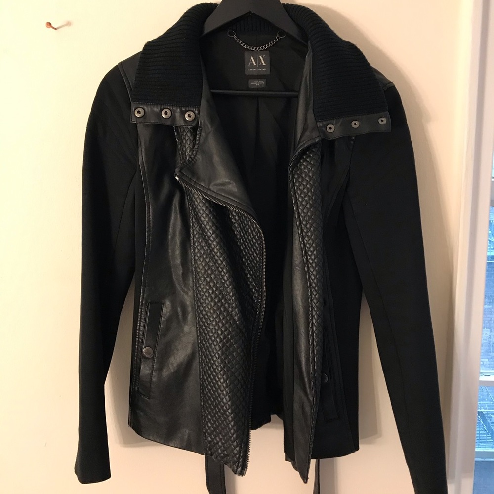 Faux leather jacket AX